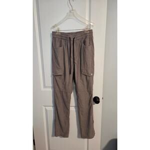 MANFINITY Ribbed Cargo Joggers | Taupe Gray | Men’s Medium